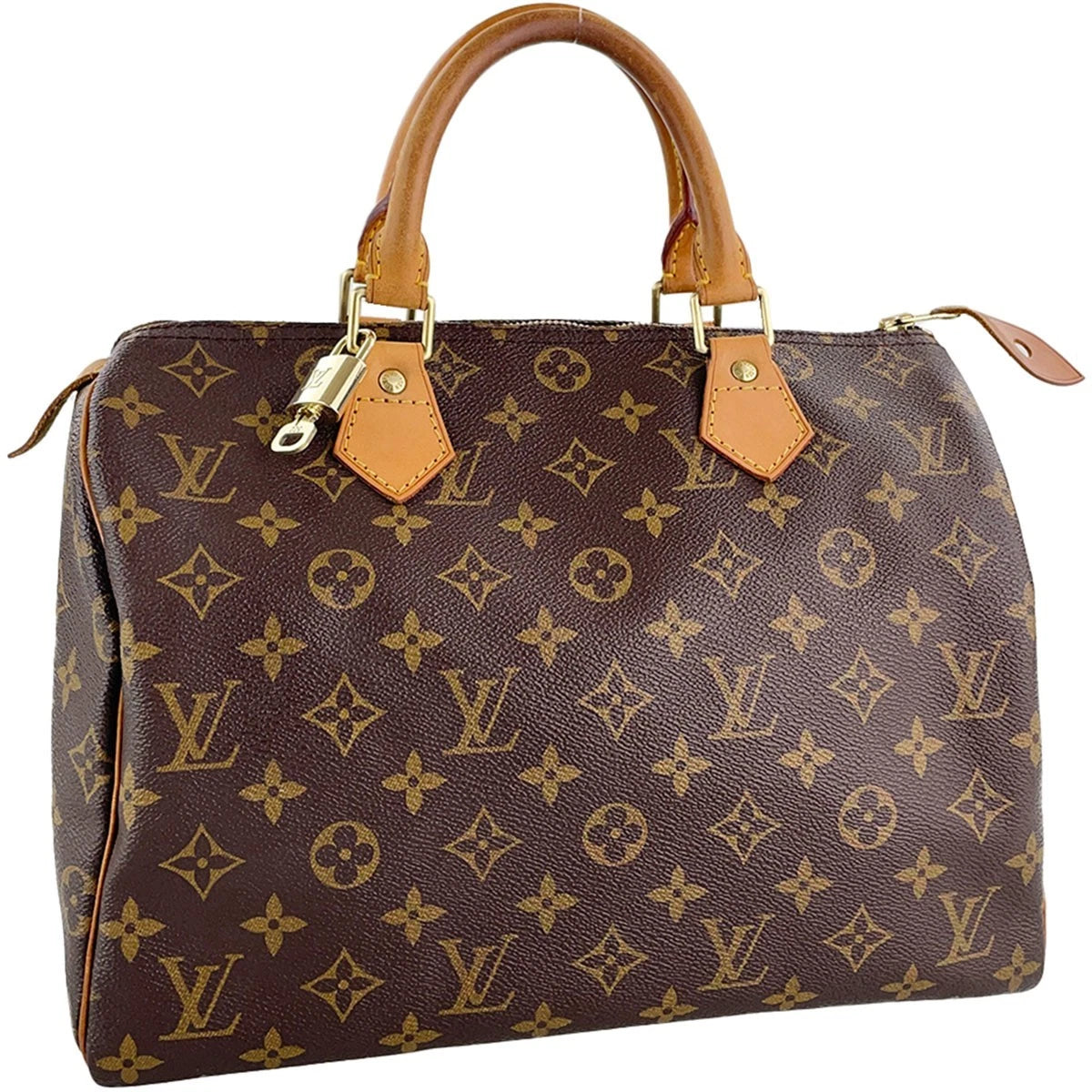 Louis Vuitton Handtasche Monogram Speedy 30 LIGHT USED
